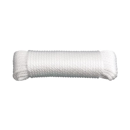 Koch Industries Koch Industries 3/16 in. D X 50 ft. L White Solid Braided Nylon Rope 5220634
